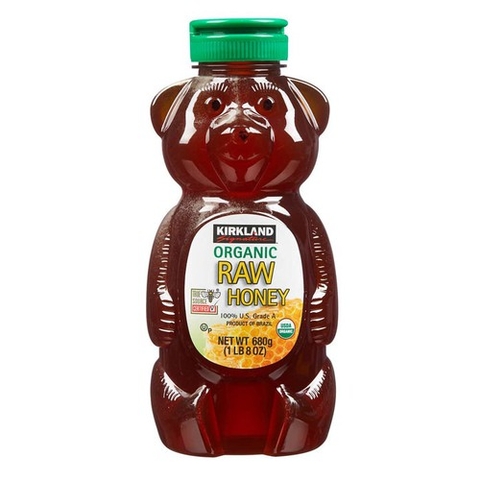 Mật ong gấu hữu cơ Organic Flaw Honey Kirkland 680gr- Mỹ