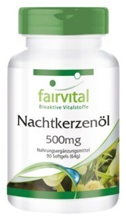 sale date t11/24 Tinh dầu hoa anh thảo Fairvital Nachtkerzenol 500mg 90v- Đức