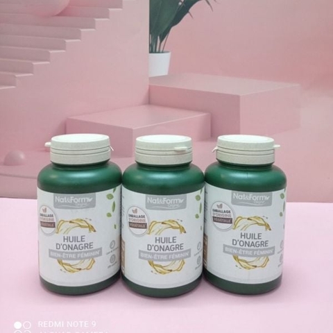 Tinh dầu hoa anh thảo, hoa lưu ly Nat&Form Huile De Bourrache Onagre 200v- Pháp