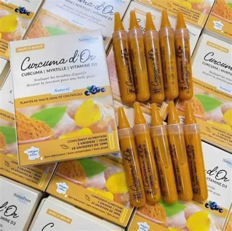 Tinh nghệ nano Curcuma d’Or NatinFran hộp 10 ống- Pháp