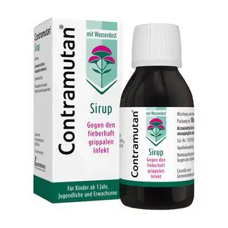 Siro Contramutan trị cảm cúm, ho, sốt,viêm họng 100ml- Đức