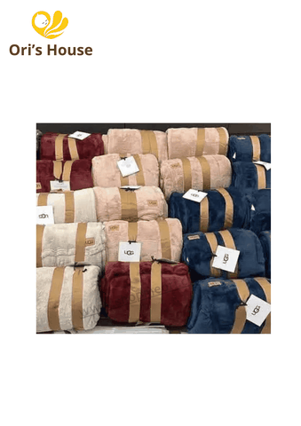 Chăn lông thỏ UGG Màu Mận