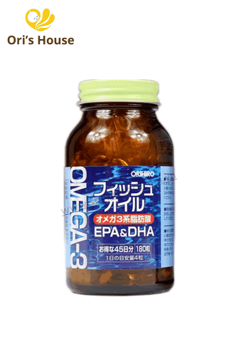 VIÊN UỐNG OMEGA 3 ORIHIRO 180v - NHẬT BẢN