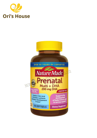 Vitamin Nature Made Bà Bầu - Bổ Sung DHA (150 Viên) - Mỹ