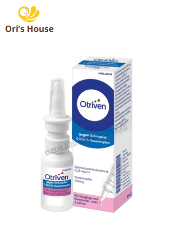Xịt mũi Otriven 0,025% cho bé từ 0-2y 10ml- Đức