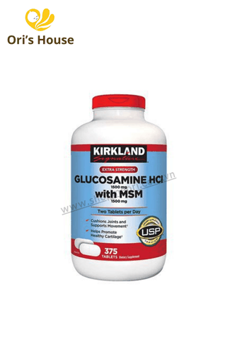 Viên uống Glucosamine HCL with MSM Kirkland 375v - Mỹ
