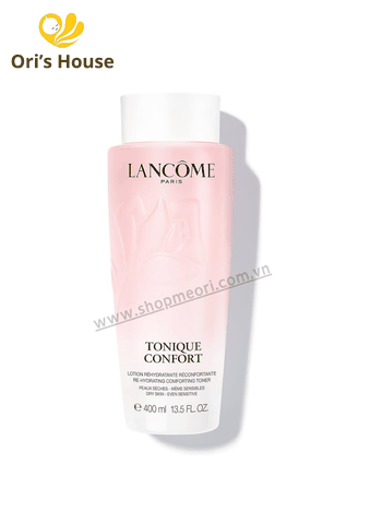 Nước hoa hồng Lancome Tonique Confort Toner cấp ẩm dịu da unbox 400ml- Pháp