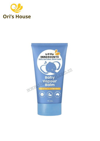 Kem bôi ấm ngực, giảm ho, cảm Little Innoscents Baby Vapour Balm cho bé 75ml