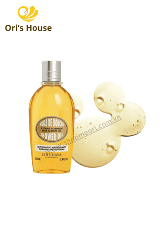 Dầu tắm hạnh nhân L'Occitane En Provence sáng da, mờ thâm, kháng viêm mụn 500ml- Pháp