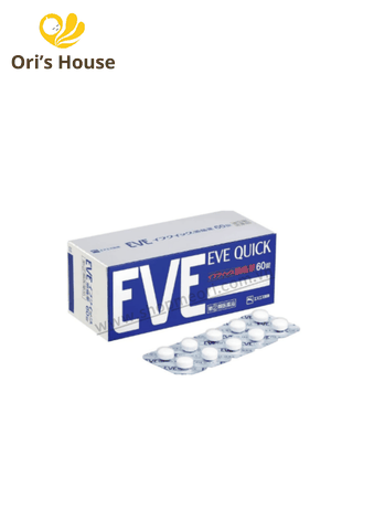 Viên uống giảm đau, hạ sốt Eve Quick hộp 60v- Nhật