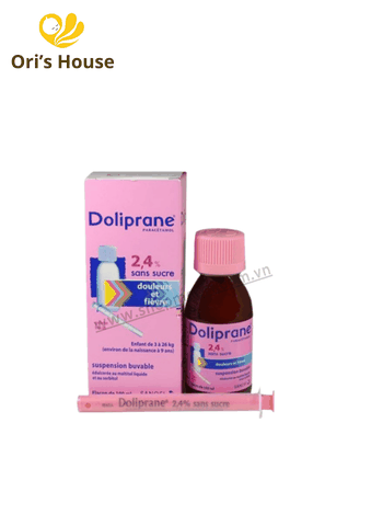 Siro hạ sốt Doliprane 100ml- Pháp