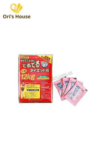 Viên uống giảm cân Deru Deru Diet 12kg 75 gói - Nhật Bản