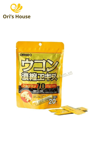 Bột nghệ giải rượu Orihiro Ukon 20 gói - Nhật Bản