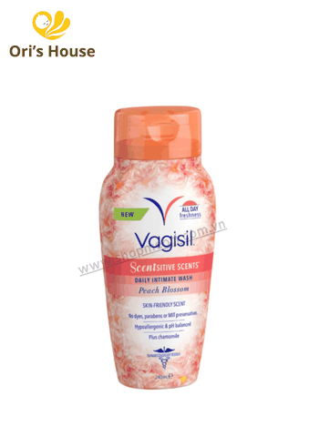 Dung dịch vệ sinh Vagisil cam (hương hoa đào) 240ml- Mỹ