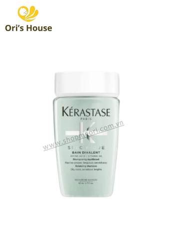 Dầu gội Kérastase Specifique Bain Divalent kiềm dầu (xanh lá) 80ml