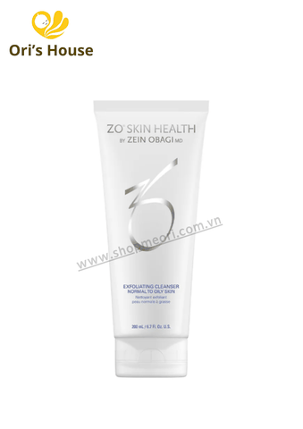 Sữa rửa mặt Zo Skin Health Exfoliating Cleanser Normal To Oily Skin 60ml Nobox- Pháp