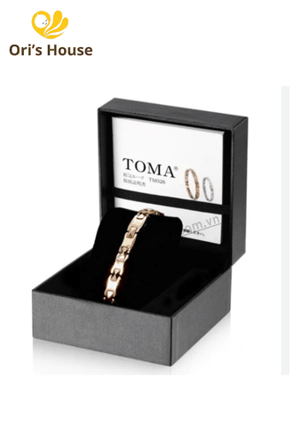 Vòng tay huyết áp Toma nữ 3F vàng hồng- Nhật