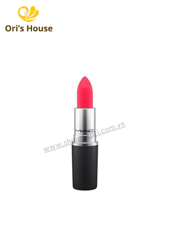 Son thỏi lì Mac Powder kiss Lipstick Rouge À Laefvres 307 Fall In Love hồng dâu 3g
