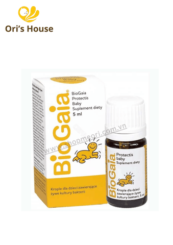 Men vi sinh Bio Gaia Protectis lợi khuẩn đường ruột lọ thủy tinh 5ml- Thụy Điển