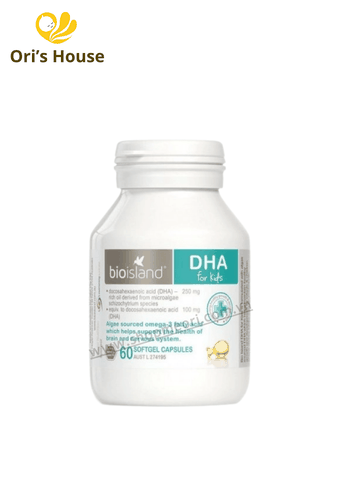 Dầu cá DHA cho bé Bio Island 60v mẫu mới - Úc