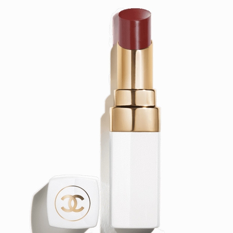 Son dưỡng thỏi Chanel 924 Rouge Coco Baume đỏ đất, vỏ trắng 3g- Pháp
