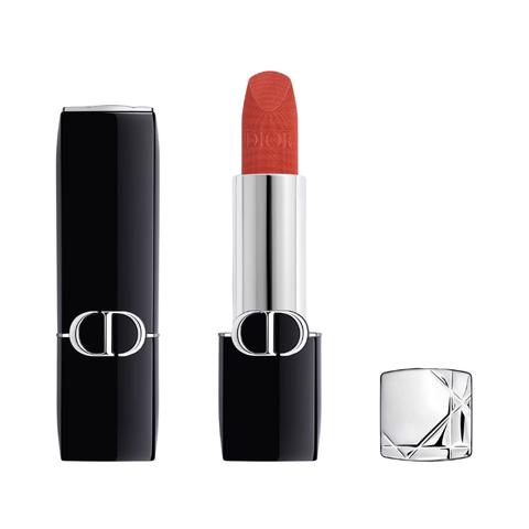 Son thỏi lì Dior 228 Mythique Velvet Finish mini đỏ cam gạch 1,5g- Pháp