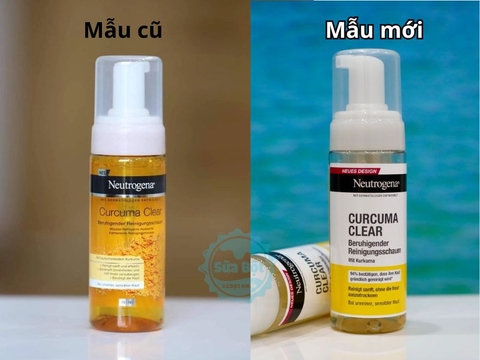 Sữa rửa mặt Neutrogena tạo bọt từ tinh nghệ 150ml Pháp