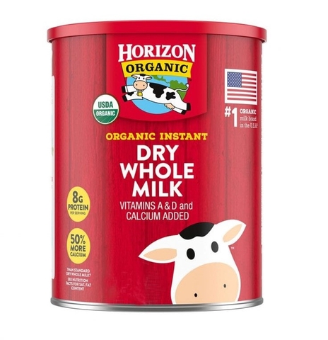 Sữa tươi dạng bột hữu cơ Horizon 1y+ 870g - Mỹ