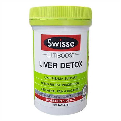 Viên uống bổ gan và giải độc Swisse Liver Detox 120v - Úc