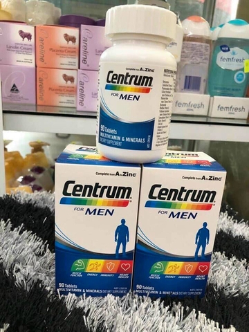 Vitamin tổng hợp cho nam Centrum for Men 90 viên- Úc