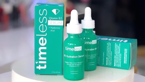 Serum Timeless vitamin B5 làm dịu và phục hồi da 30ml( xanh lá)- Mỹ