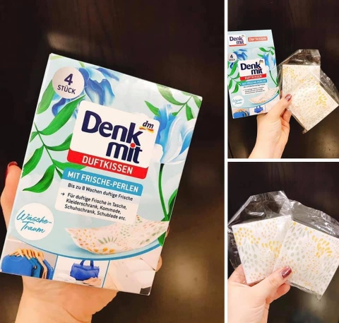 Túi thơm tủ quần áo Denk Mit 4 gói - Đức