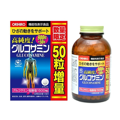 Viên uống bổ xương khớp Glucosamin 950 viên Orihio - Nhật