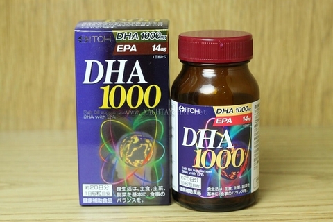 Sale Viên uống bổ não DHA 1000mg&EPA 14mg ITOH 120v- Nhật chỉ 477k/ lọ