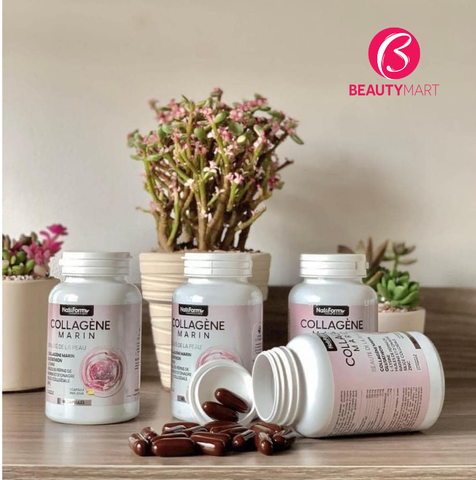 Viên Collagen Nat& Form Marin Glutathion dưỡng trắng chống lão hóa 90v- Pháp