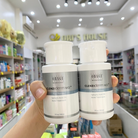 Lotion tẩy da chết, sạch sâu, trị mụn Obagi Clenziderm MD Pore Therapy 148ml- Mỹ