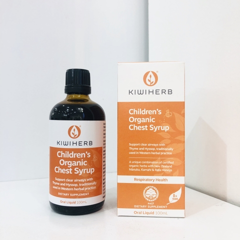 Siro đặc trị ho đờm Children's Organic KiwiHerb Chest Syrup 100ml- New Zealand