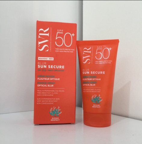 Sale Kem chống nắng che khuyết điểm Svr Sun Secure Blur SPF50 cho mọi loại da 50ml- Pháp date t12/2025