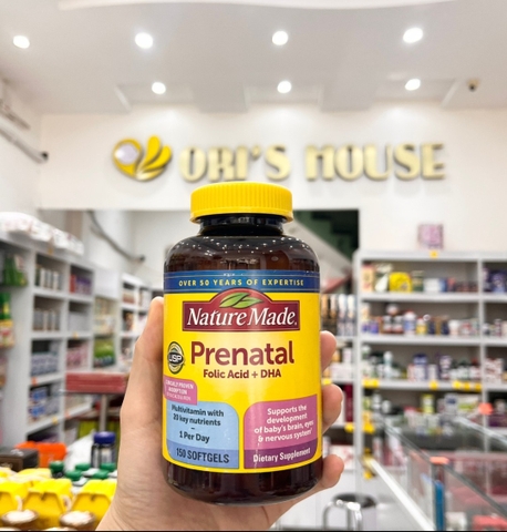 Vitamin Nature Made Bà Bầu - Bổ Sung DHA (150 Viên) - Mỹ