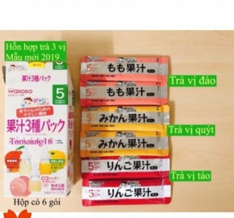 Trà hoa qủa Wakodo 5m+ ( mẫu mới ) - Nhật Bản