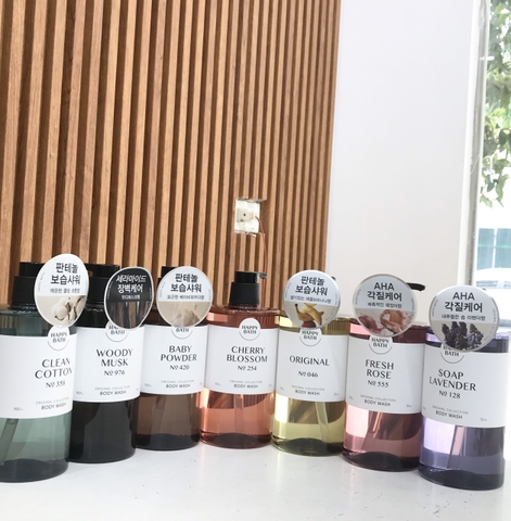 Sữa tắm Happy Bath 910g mẫu mới Hàn