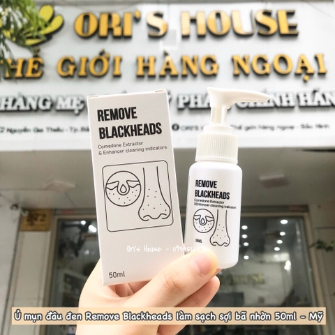 Ủ mụn đầu đen Remove Blackheads làm sạch sợi bã nhờn 50ml - Mỹ