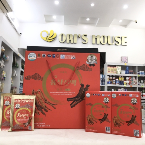 Nước hồng sâm Gaeseong Red Ginseng Premium Extract 6 năm tuổi 30 gói x 70ml - Hàn