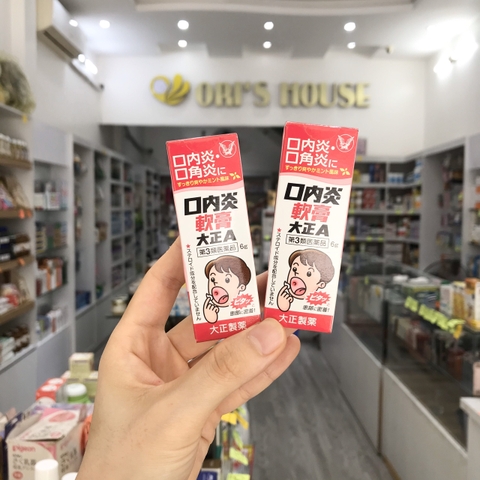 Kem bôi trị nhiệt miệng taisho 6g -Nhật