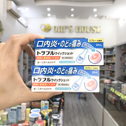 Xịt nhiệt miệng 20ml Traful - Nhật