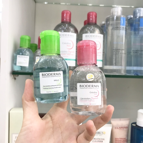 Nước tẩy trang Bioderma xanh bản thường - Pháp