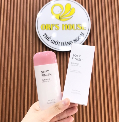 Sữa Chống Nắng Missha Mềm Mịn Da SPF50+/PA+++ 70ml (hồng) - Nhật- Hàn