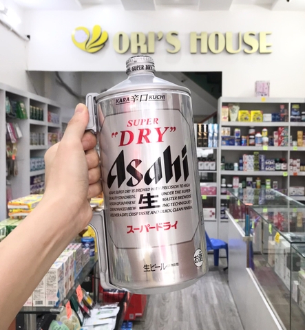 (SALE DATE 4/24) Bom bia lúa mạch Asahi Karakuchi 5% 2lít- Nhật