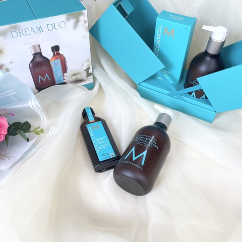 Bộ 2 sản phẩm Moroccanoil Dream Duo Hair 100ml & Body Set 360ml - Isarael