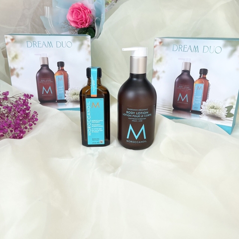 Bộ 2 sản phẩm Moroccanoil Dream Duo Hair 100ml & Body Set 360ml - Isarael
